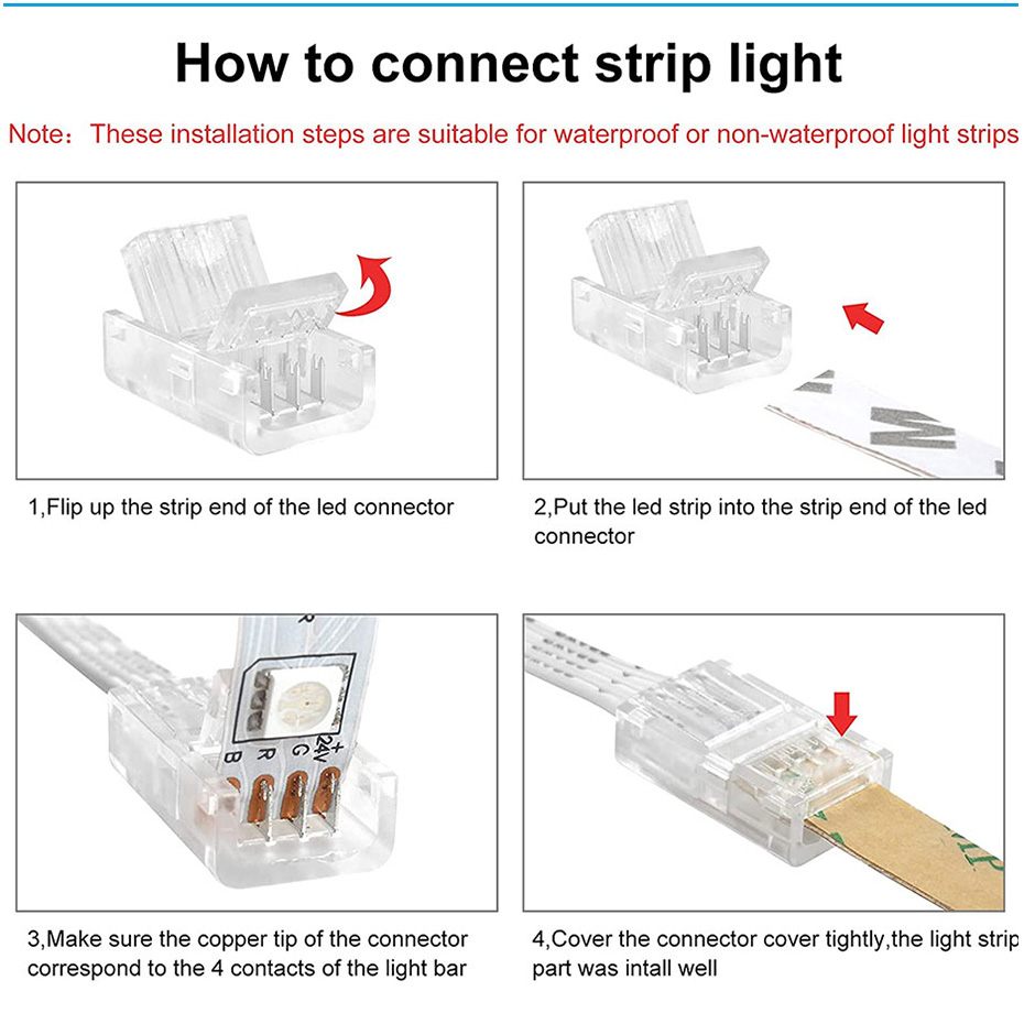 5Pcs LED Strip Light Connector - Rgb Led Matrix 8X8 recensie en prijs