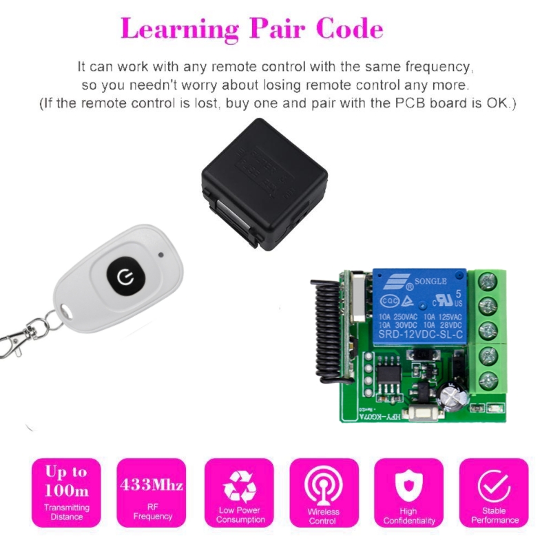 433MHz DIY Wireless Switch DC  - Diy Home Automation Controller recensie en prijs