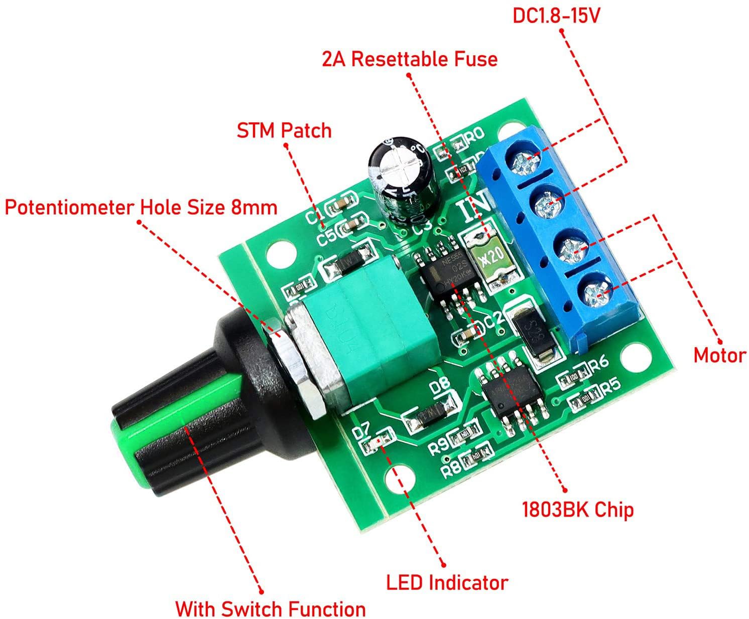 2PCS / 4PCS / 6PCS 1.8V 3V 5V  - Level Shifter 3.3V recensie en prijs