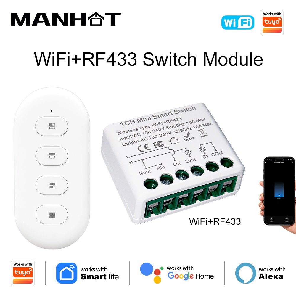 For Tuya WIFI 10A Smart Light  - Home Automation Diy recensie en prijs