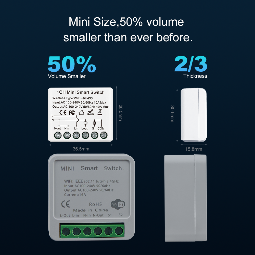 For Tuya WIFI 10A Smart Light  - Home Automation Diy recensie en prijs