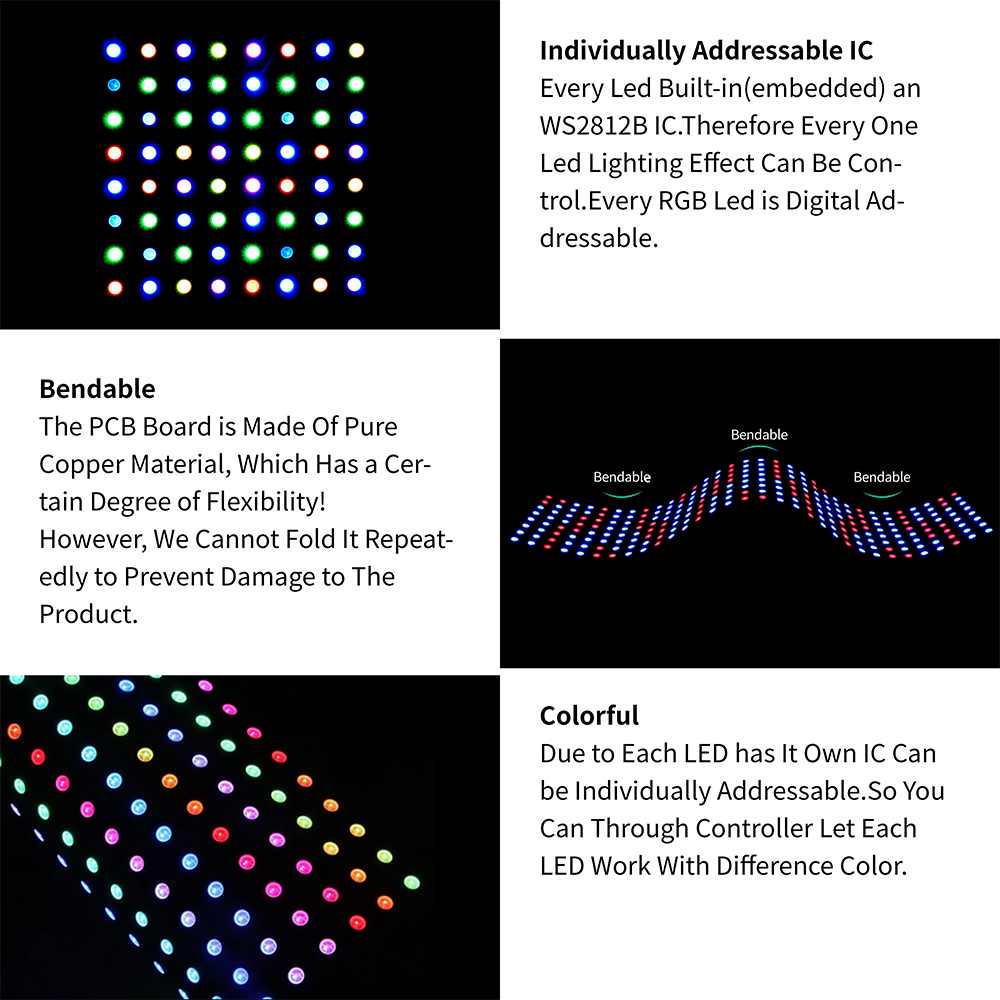 8X8 16X16 8X32 WS2812B With US - Rgb Led Matrix 8X8 recensie en prijs