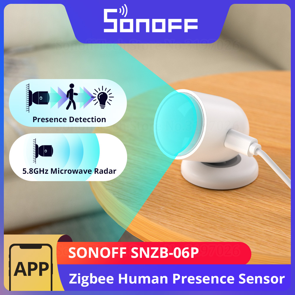 SONOFF SNZB-06P Zigbee Human P - Sonoff Basic Switch recensie en prijs