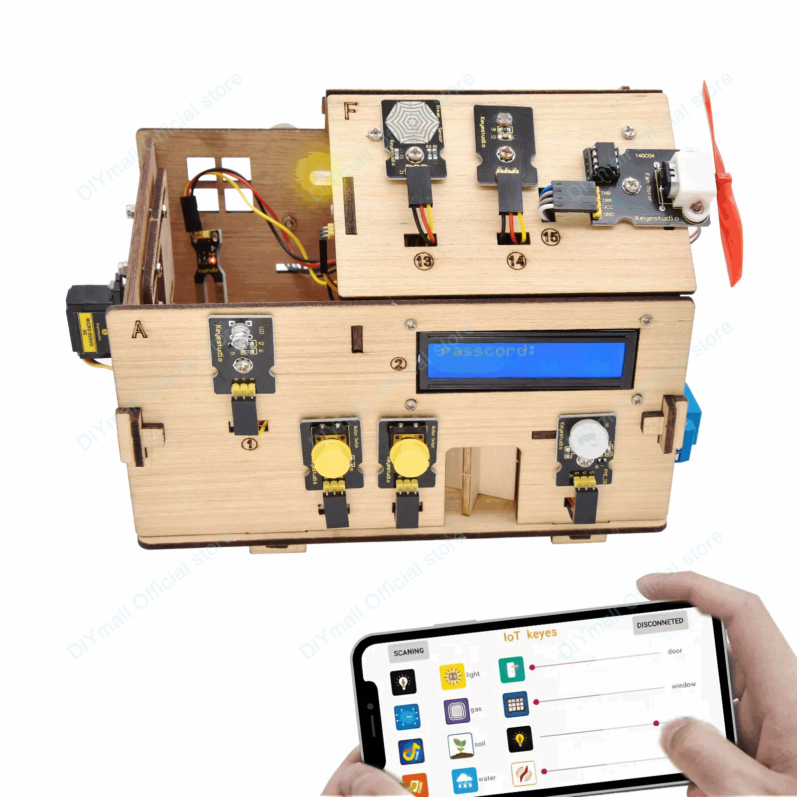 Keyestudio Smart IoT Home Kit  - Home Automation Diy recensie en prijs
