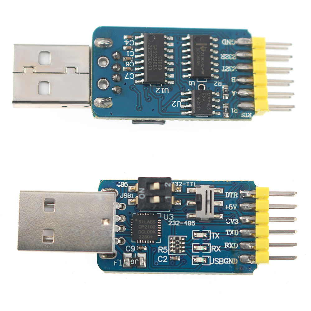 6 in 1 USB Serial Adapter CP21 - Level Shifter 3.3V recensie en prijs