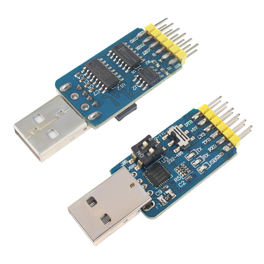 6 in 1 USB Serial Adapter CP21 - Level Shifter 3.3V recensie en prijs