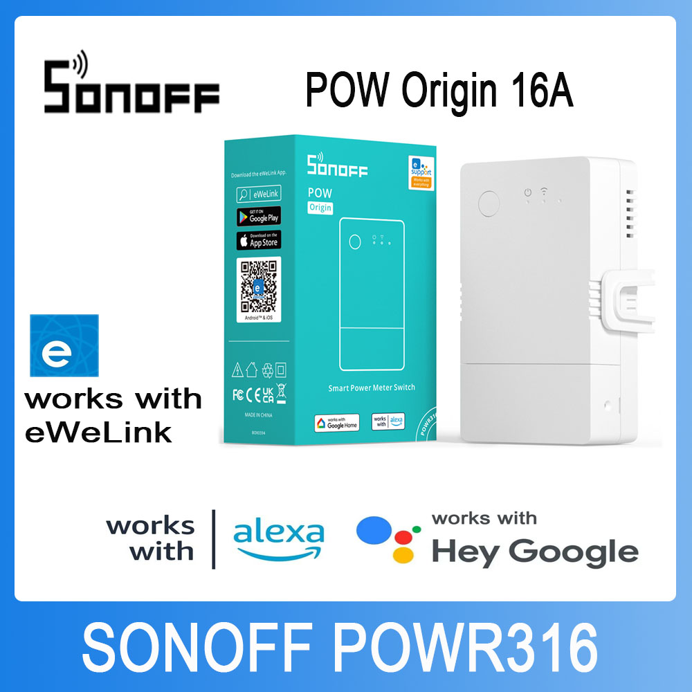 SONOFF POWR316 Pow Origin  Sma - Sonoff Basic Switch recensie en prijs