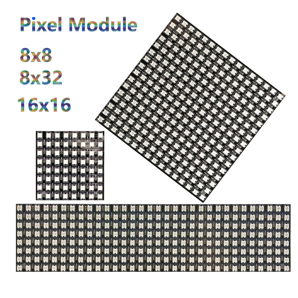 DC5V WS2812B 8*8 16*16 8*32 Fl - Rgb Led Matrix 8X8 recensie en prijs