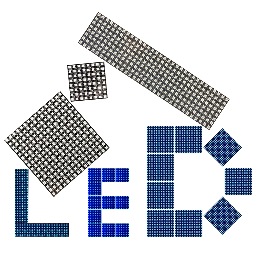 DC5V WS2812B 8*8 16*16 8*32 Fl - Rgb Led Matrix 8X8 recensie en prijs