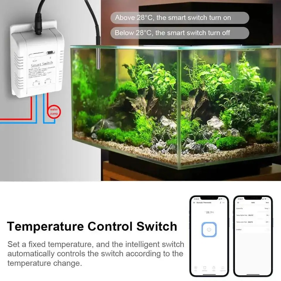 Tuya Wifi 16A/20A Smart Temper - Sonoff Basic Switch recensie en prijs