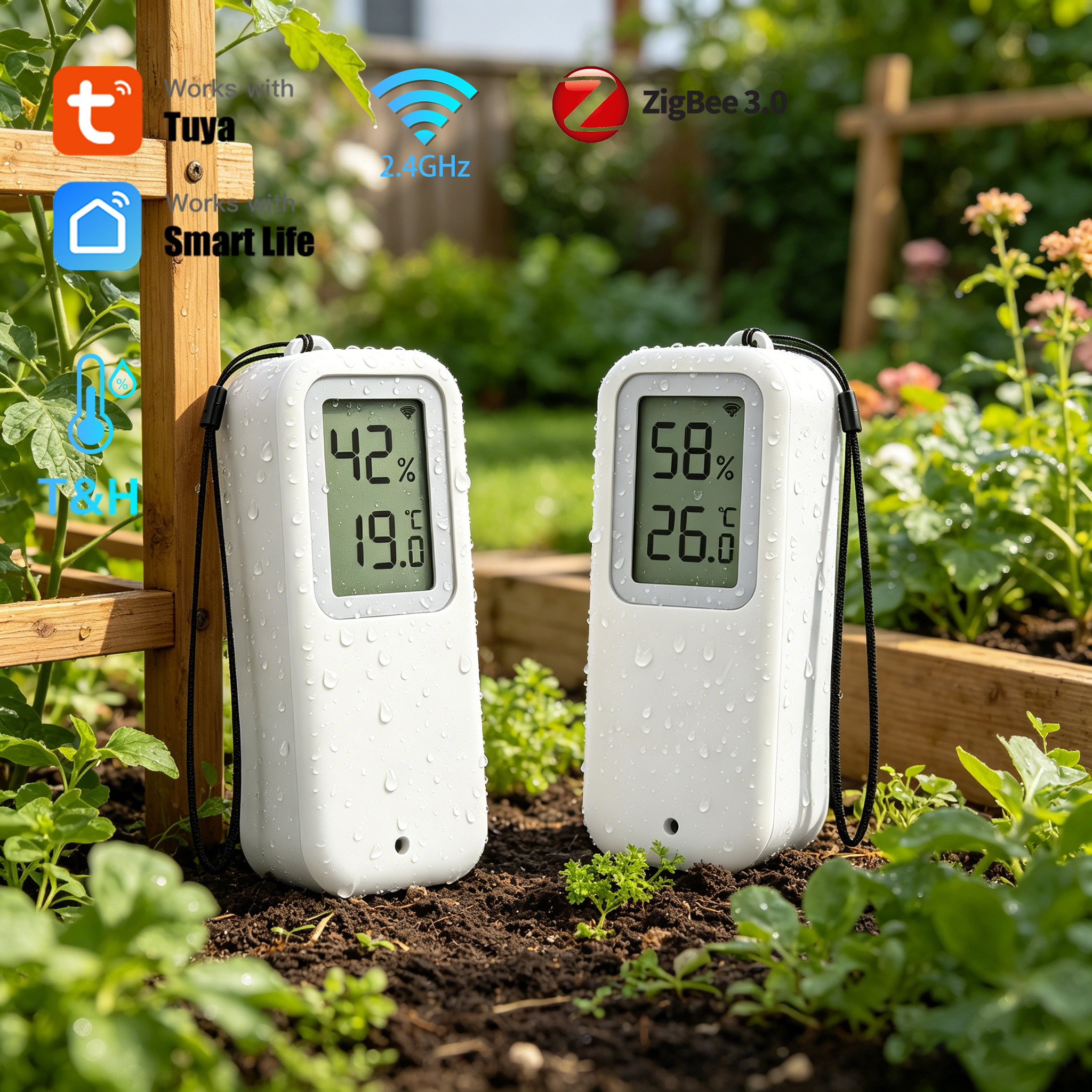 Tuya WiFi ZigBee Temperature a - Temperature Humidity Sensor recensie en prijs