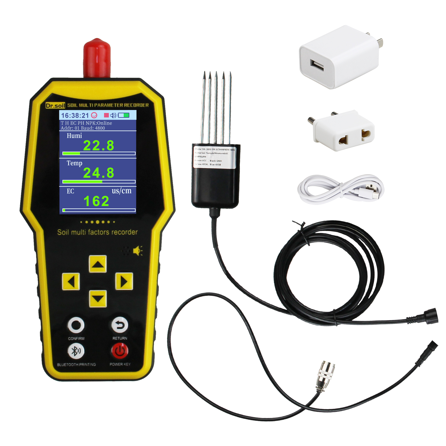 7 in 1 Portable Soil Moisture  - Temperature Humidity Sensor recensie en prijs