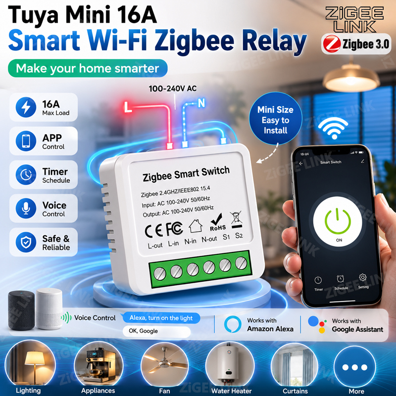 WiFi Zigbee3.0 Mini Smart Swit - Diy Home Automation Controller recensie en prijs