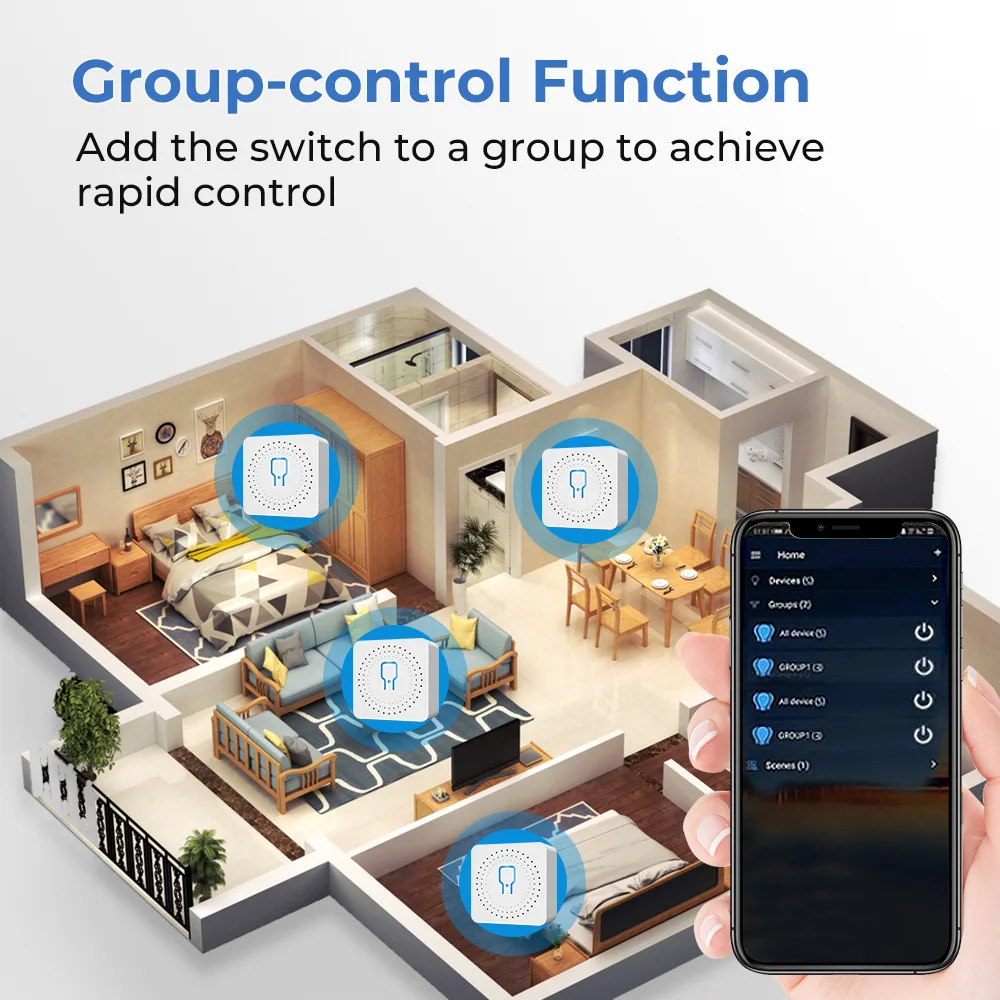 For Tuya Mini Smart WiFi Switc - Home Automation Diy recensie en prijs