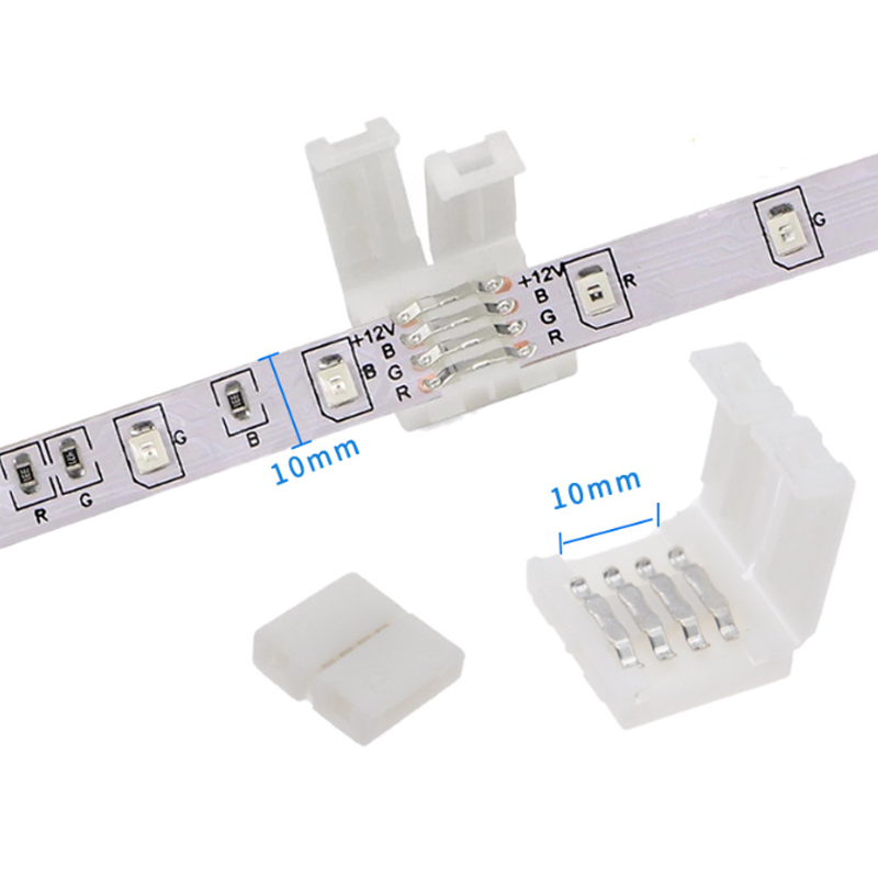 5pcs 4PIN 8mm Led Connector L  - Rgb Led Matrix 8X8 recensie en prijs