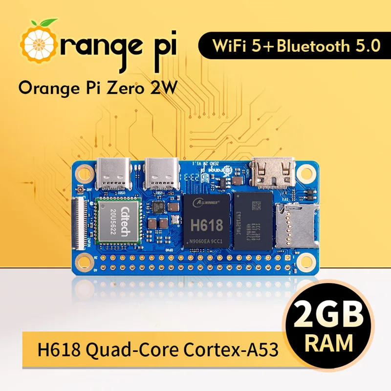 Orange Pi Zero 2 W 2GB RAM DDR - Pi Zero W Board recensie en prijs