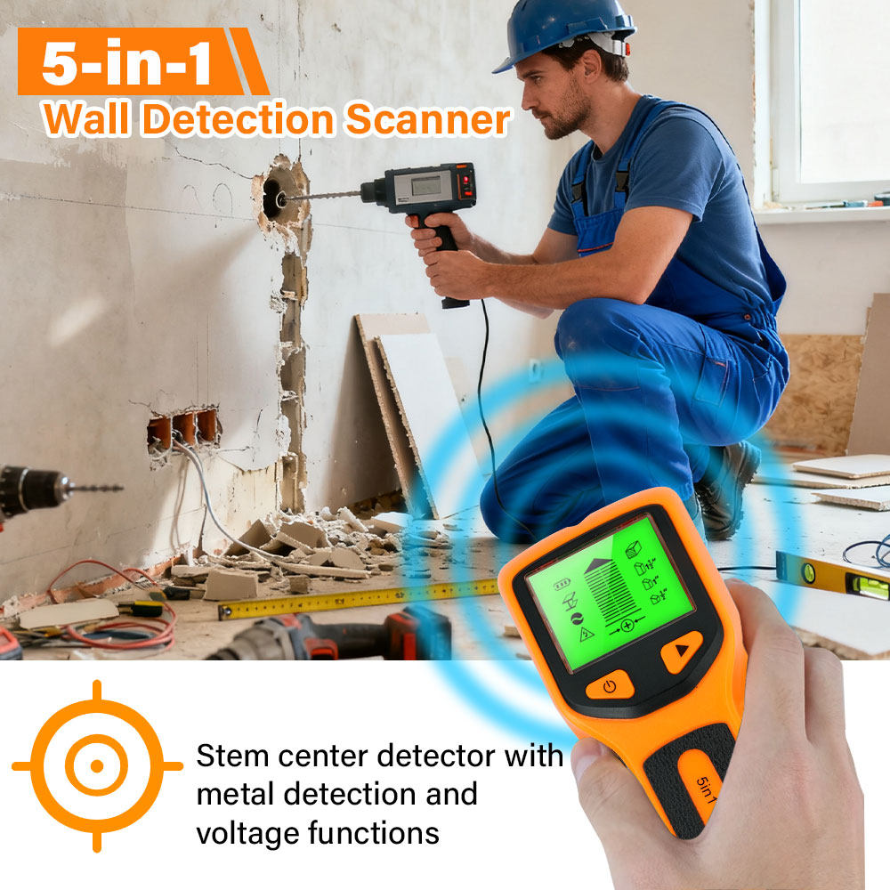 Handheld 5 in 1 Digital Wall S - Water Leak Detector Wired recensie en prijs