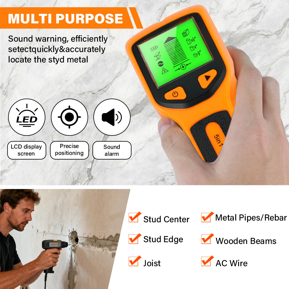 Handheld 5 in 1 Digital Wall S - Water Leak Detector Wired recensie en prijs