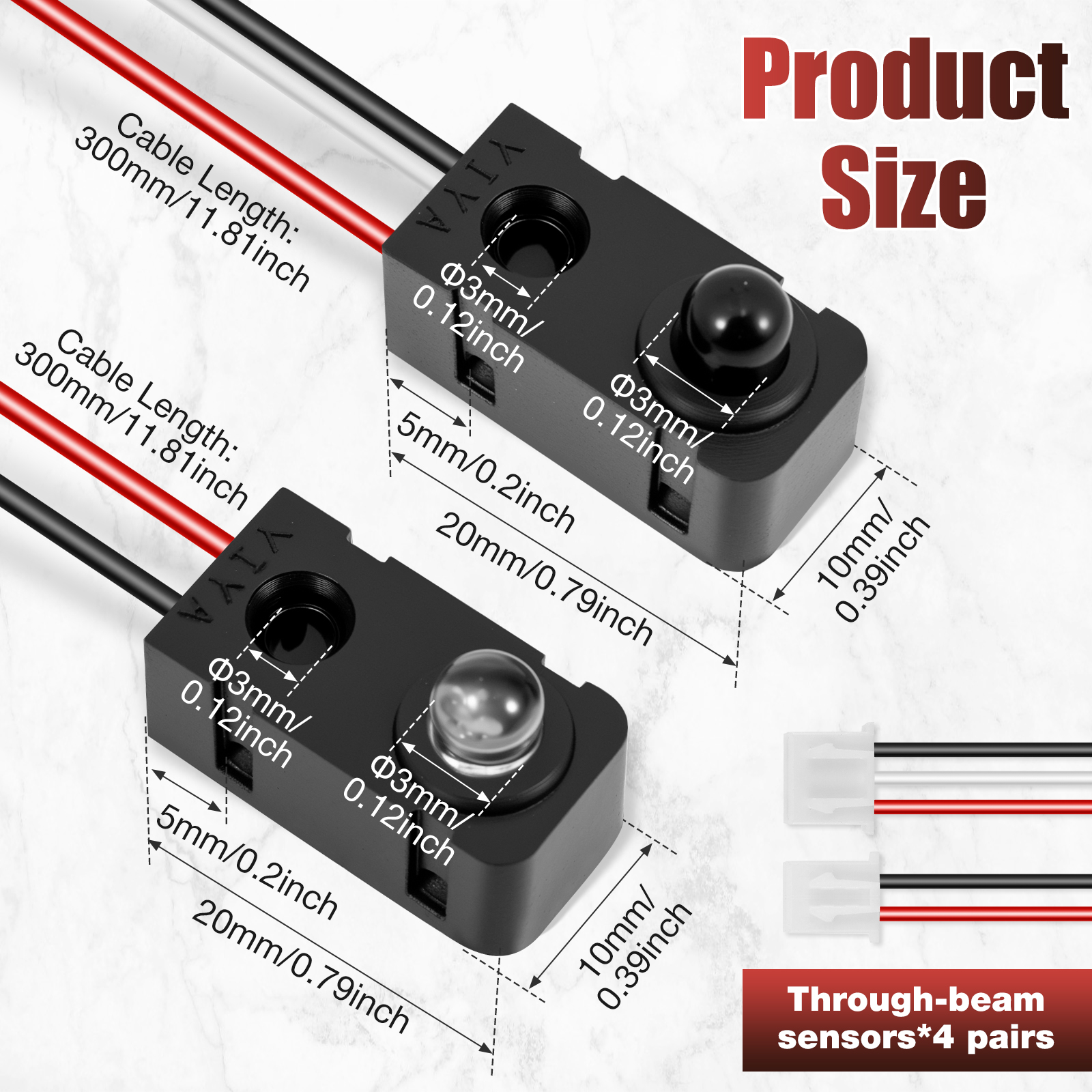 4 Pairs Infrared Break Beam Se - Diy Automation Projects recensie en prijs