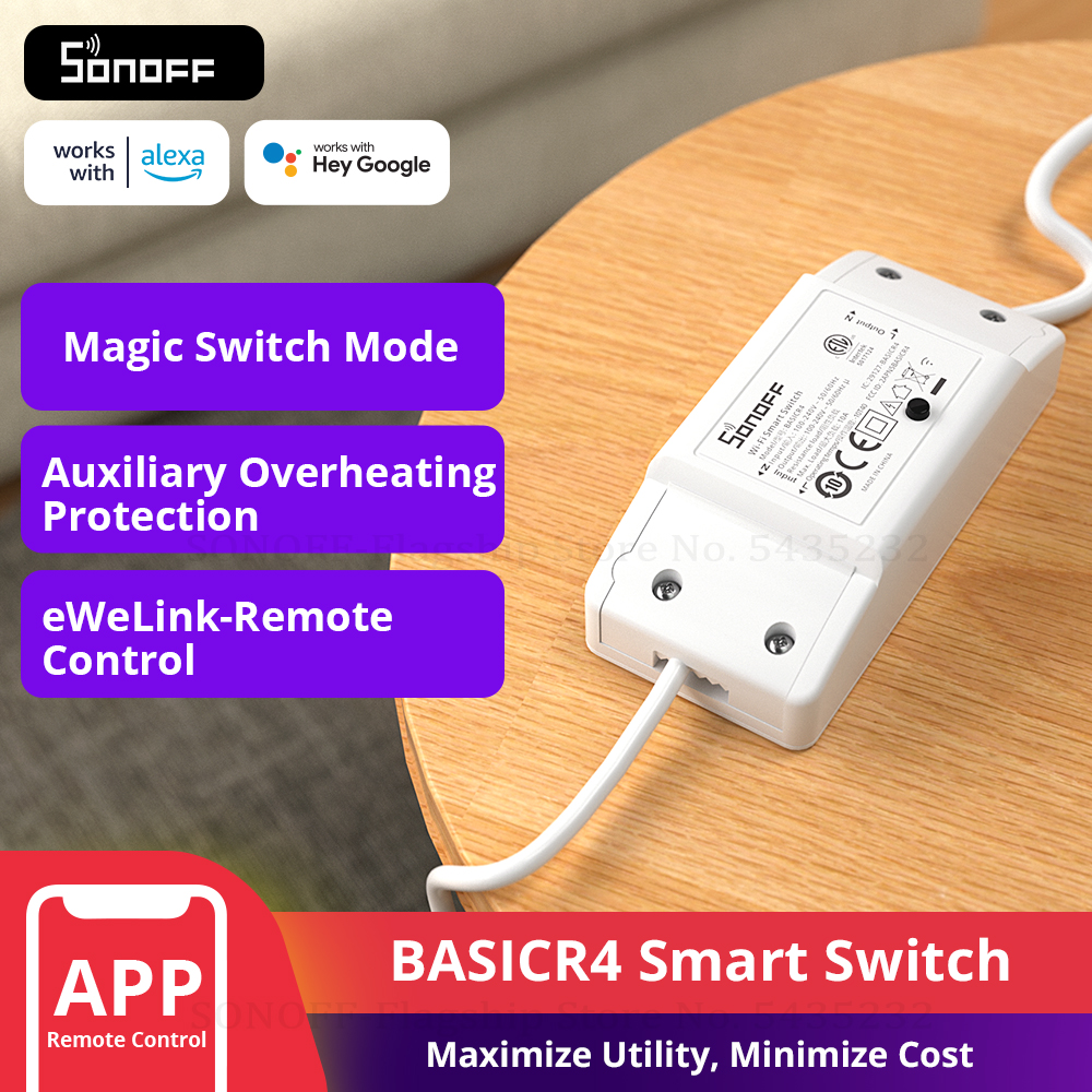 SONOFF BASICR4 Wifi Switch Sma - Sonoff Basic Switch recensie en prijs