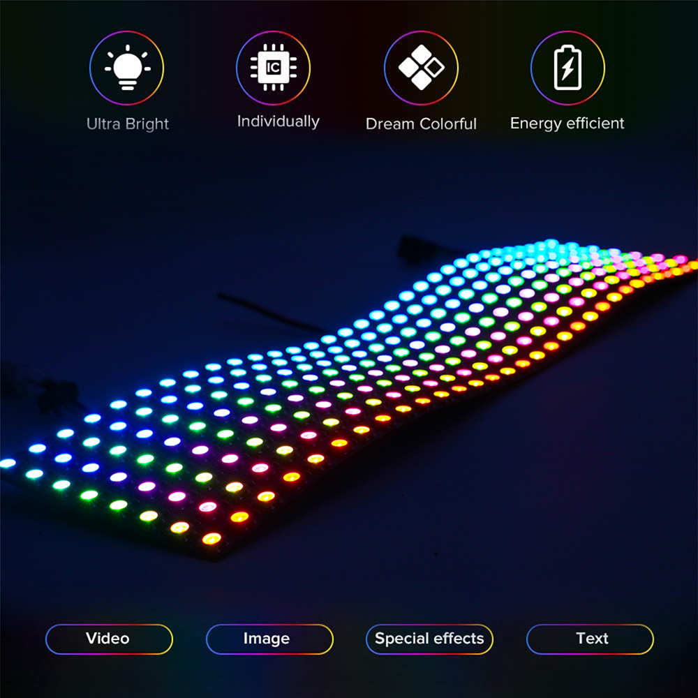 WS2812B SMD5050 RGB Panel LED  - Rgb Led Matrix 8X8 recensie en prijs