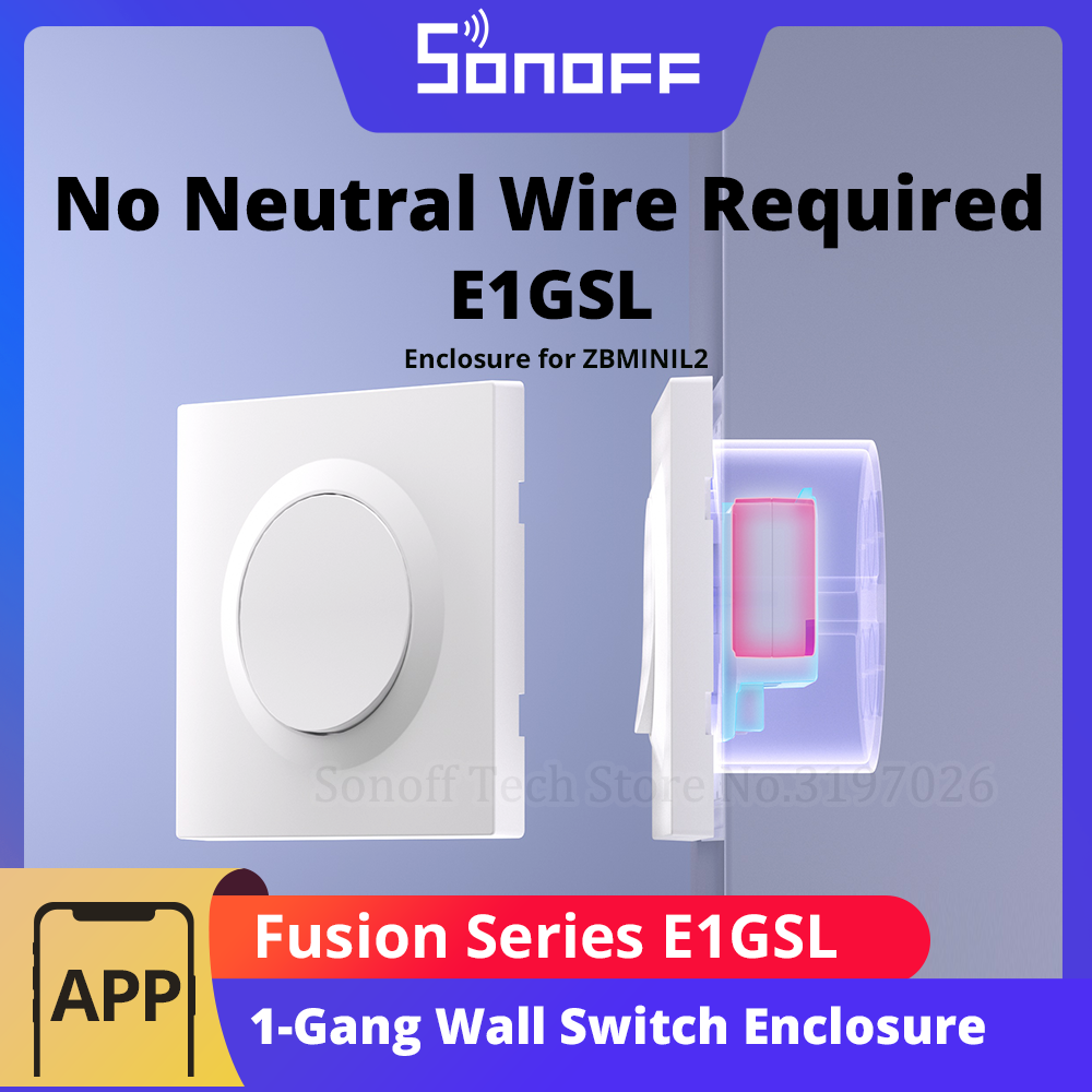 SONOFF E1GSL Wall Switch Enclo - Sonoff Basic Switch recensie en prijs