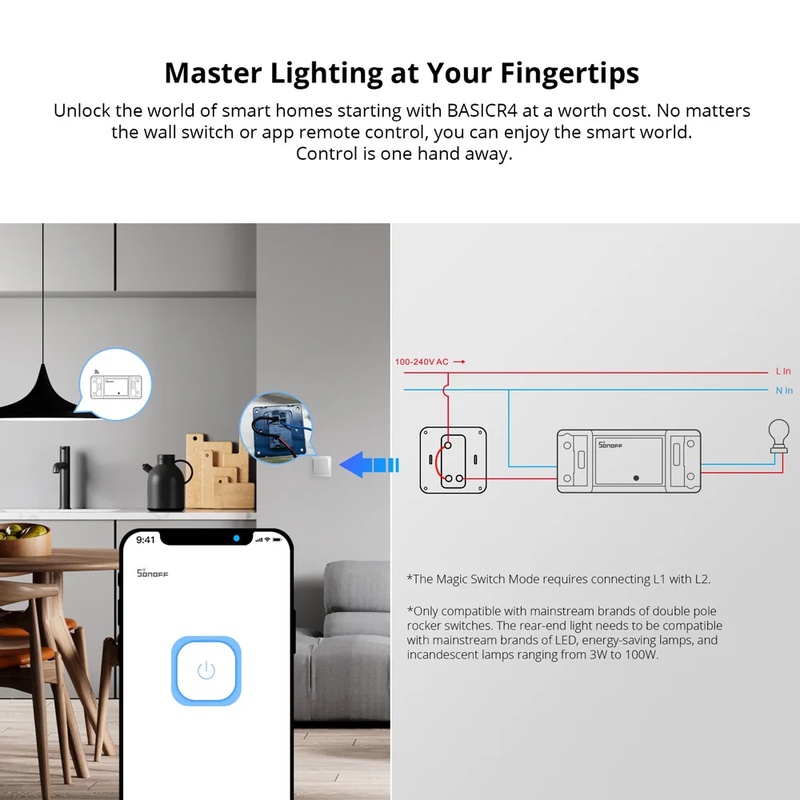 SONOFF BASIC R4 Wi-Fi ESP32 Ch - Sonoff Basic Switch recensie en prijs