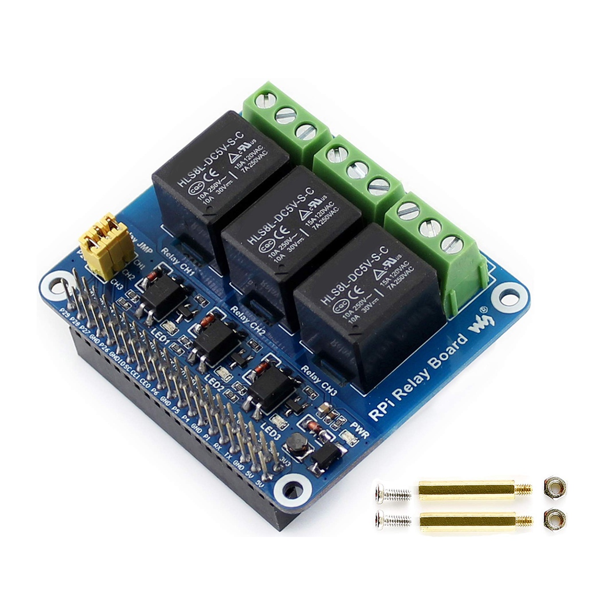Waveshare 5V 3-Channel Relay M - Pi Zero W Board recensie en prijs
