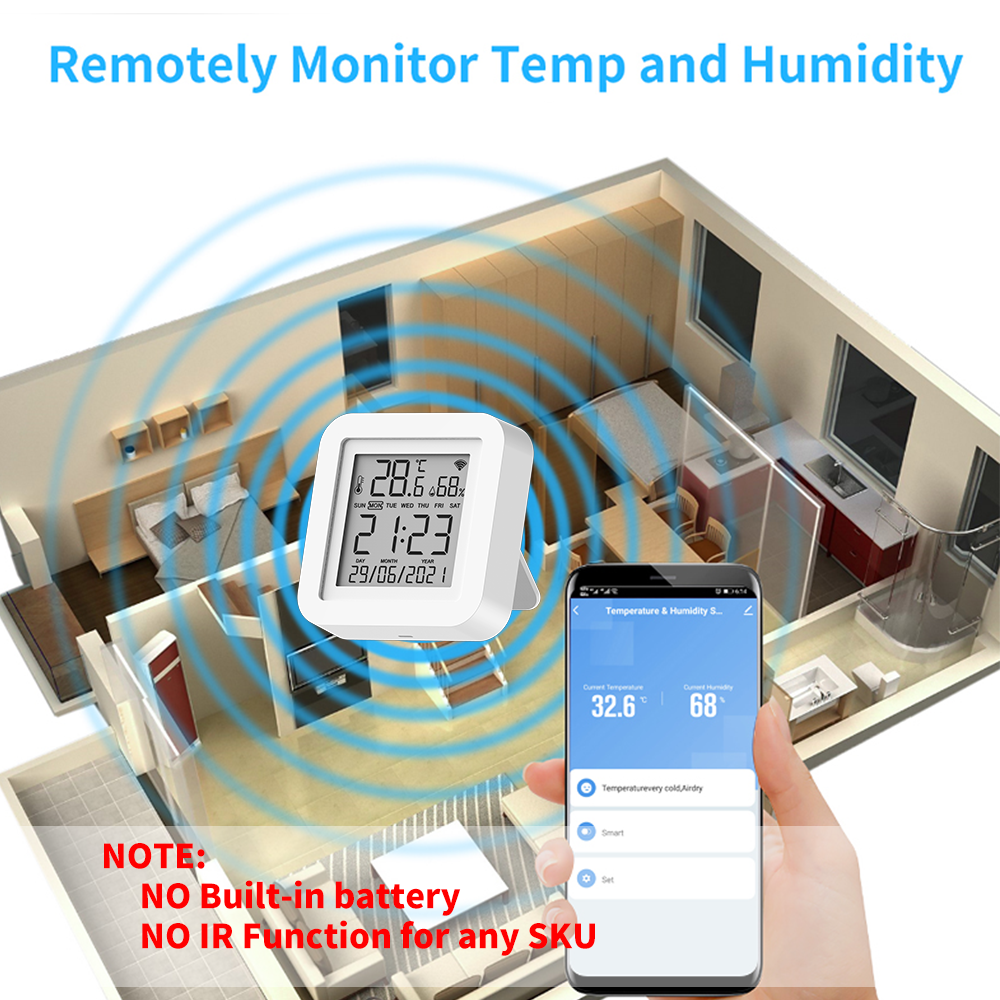 Tuya WIFI Temperature & Humidi - Home Automation Ideas recensie en prijs