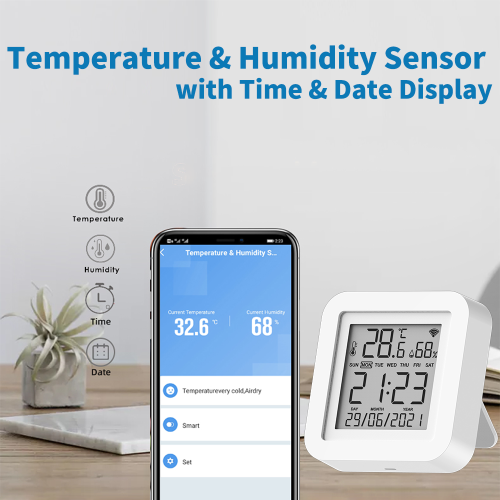 Tuya WIFI Temperature & Humidi - Home Automation Ideas recensie en prijs