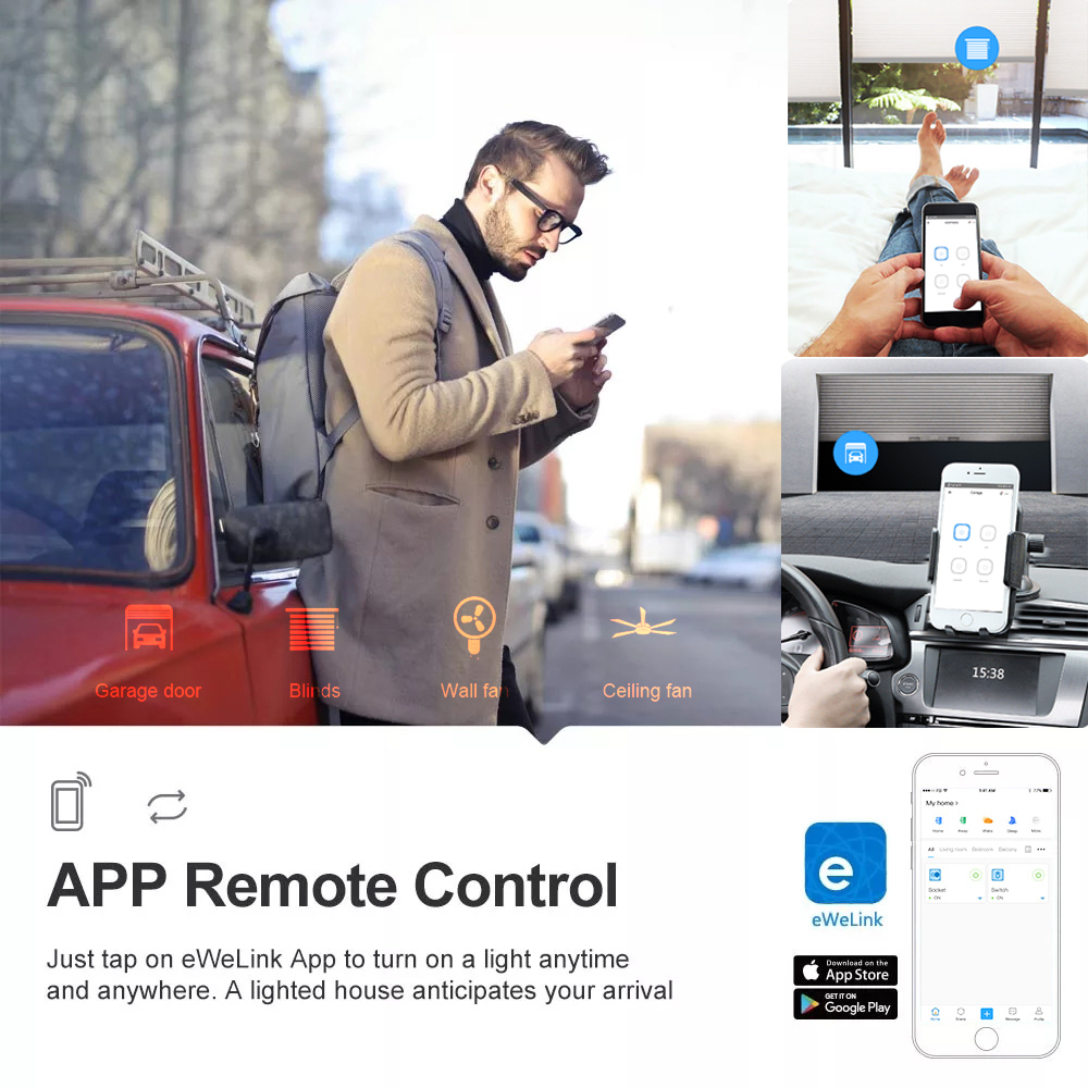 4CH eWelink Smart WiFi Relay S - Home Automation Ideas recensie en prijs