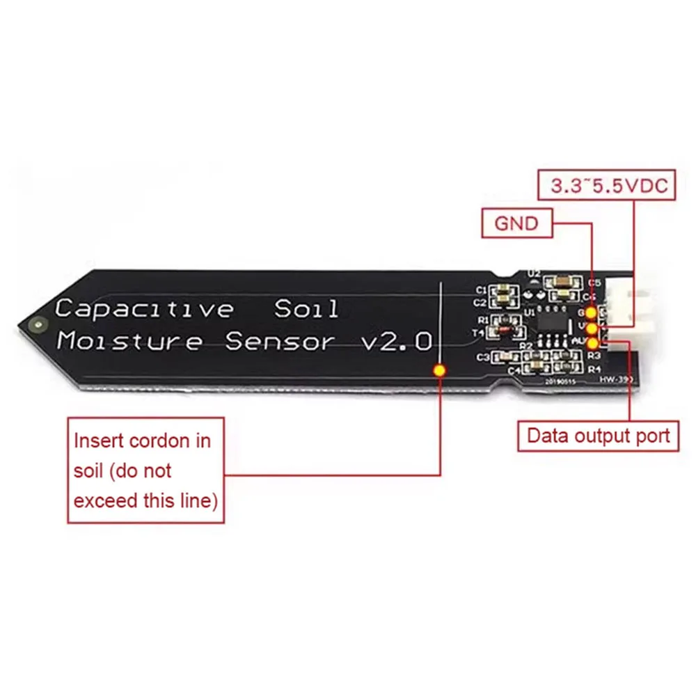 5/10PCS Capacitive Soil Moistu - Home Automation Arduino recensie en prijs