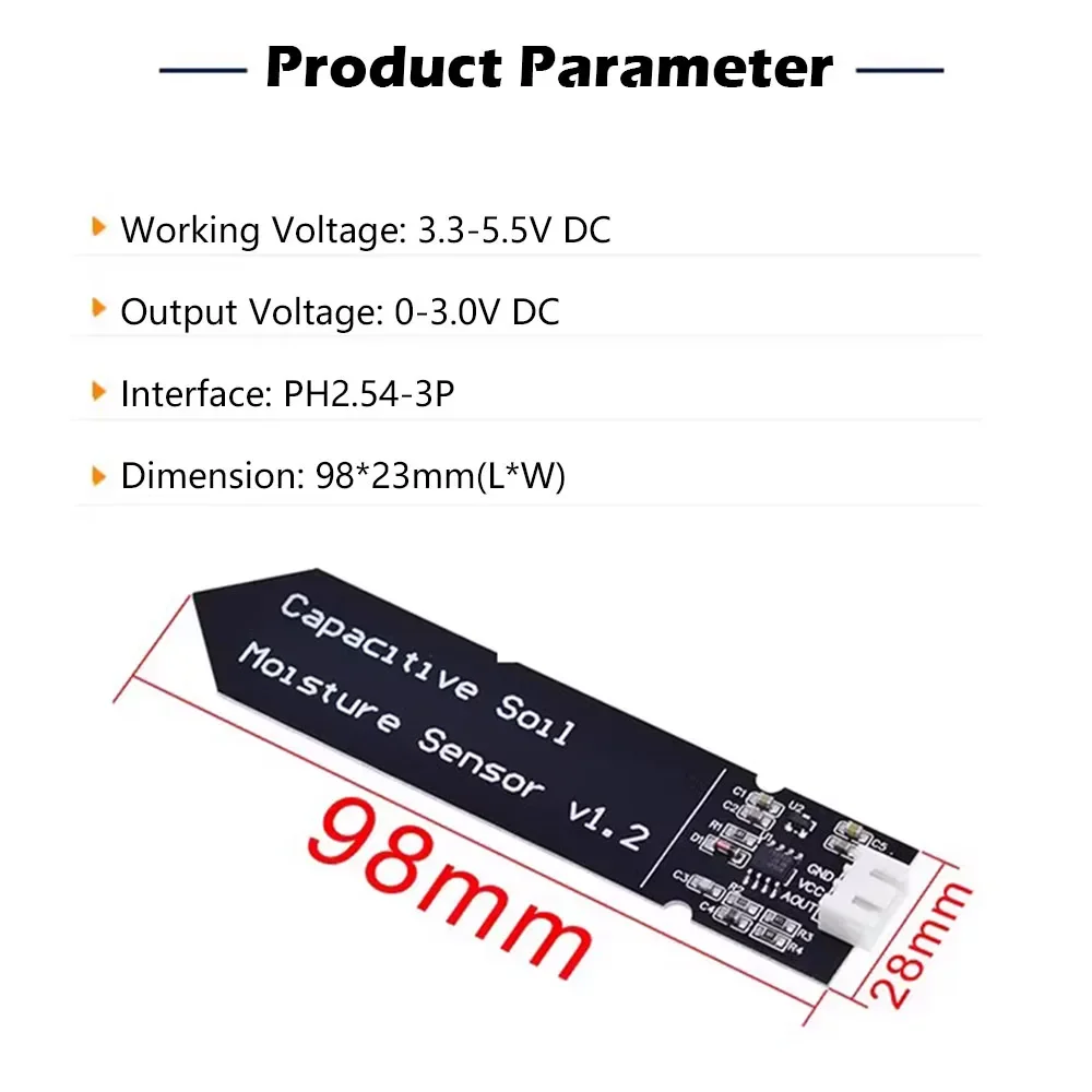 5/10PCS Capacitive Soil Moistu - Home Automation Arduino recensie en prijs