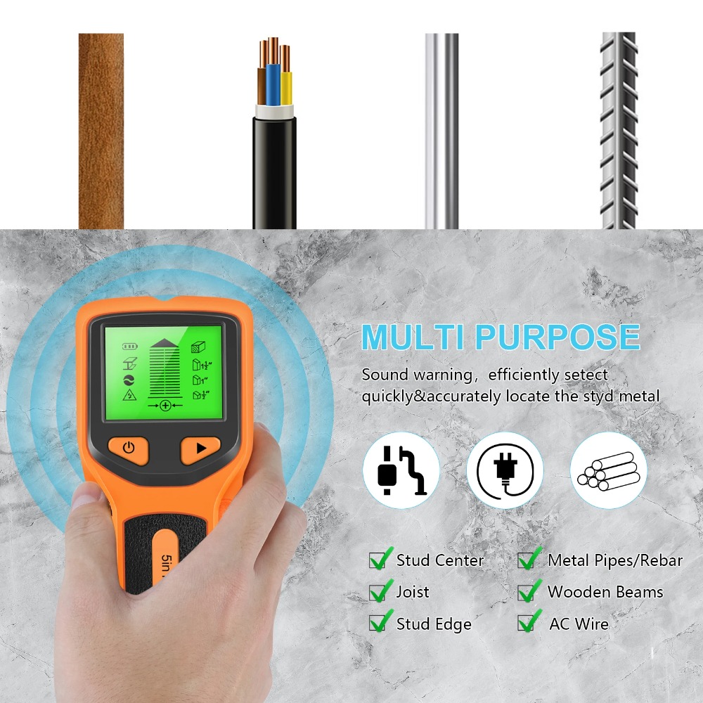 5 in 1 Digital Stud Detector H - Water Leak Detector Wired recensie en prijs