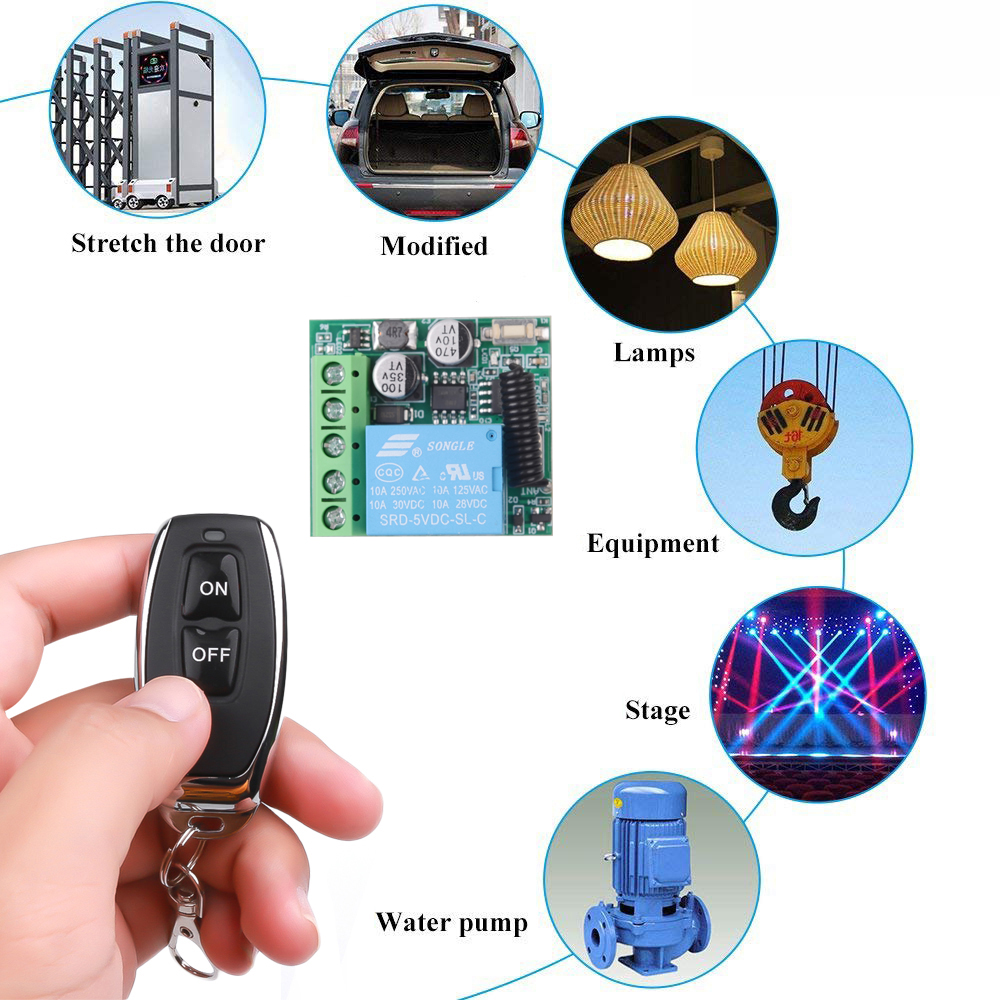 DC 12V 433Mhz RF Wireless Remo - Diy Home Automation Controller recensie en prijs