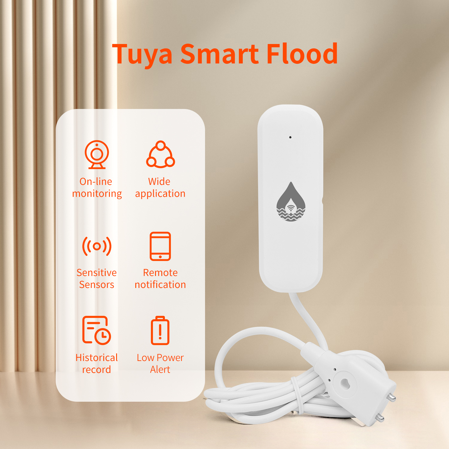 YFK Tuya WiFi Water Leakage Se - Home Automation Ideas recensie en prijs