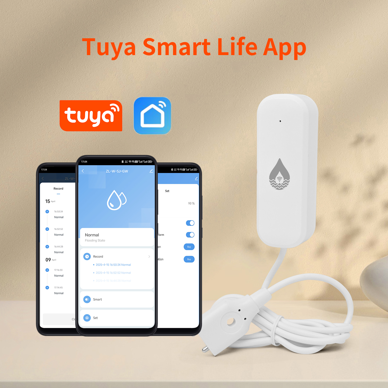 YFK Tuya WiFi Water Leakage Se - Home Automation Ideas recensie en prijs