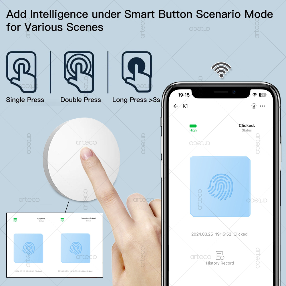 Zigbee Button Scene Switch Wir - Home Automation Ideas recensie en prijs