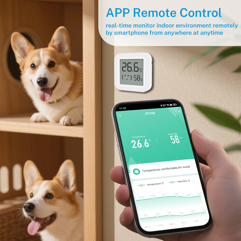 Zigbee2MQTT Tuya Temperature H - Temperature Humidity Sensor recensie en prijs