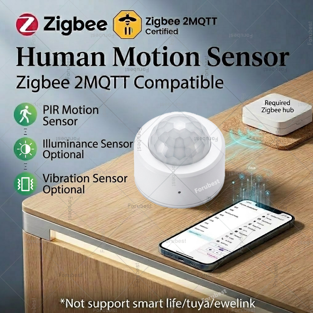 Zigbee 3.0 PIR Motion Sensor H - Home Automation Diy recensie en prijs