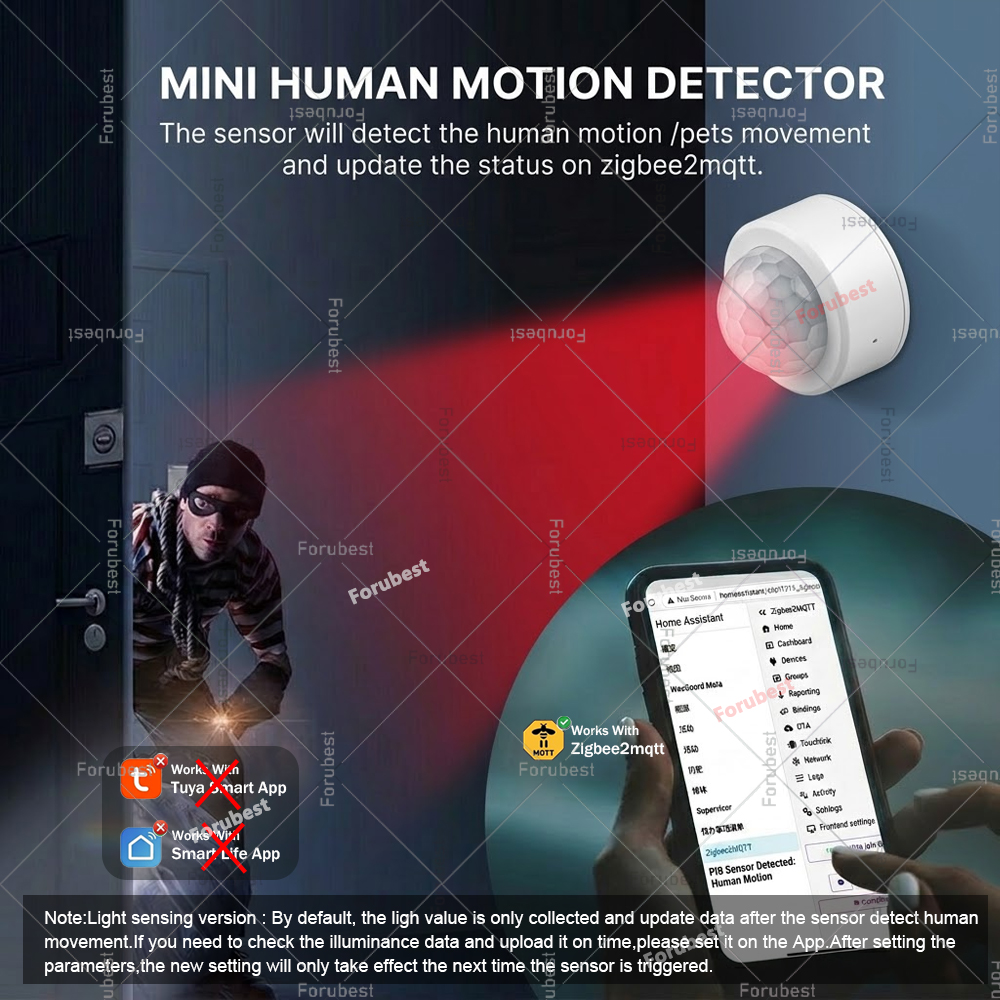 Zigbee 3.0 PIR Motion Sensor H - Home Automation Diy recensie en prijs