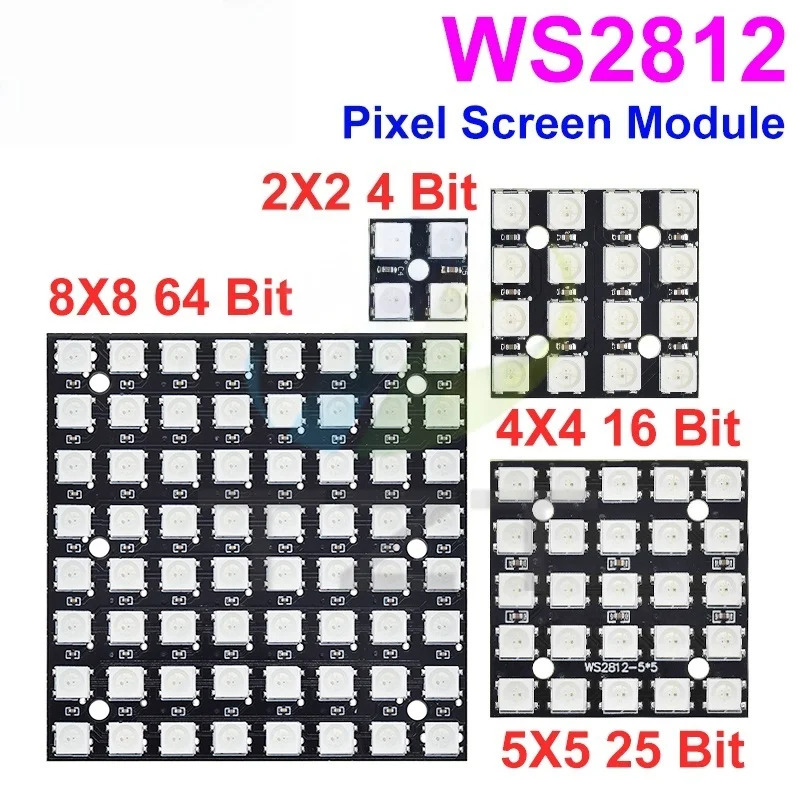 NEW WS2812 LED 5050 RGB 8x8 LE - Rgb Led Matrix 8X8 recensie en prijs