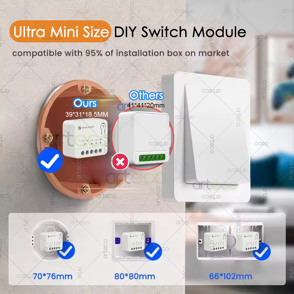 10A Zigbee Mini Smart Switch M - Diy Home Automation Controller recensie en prijs