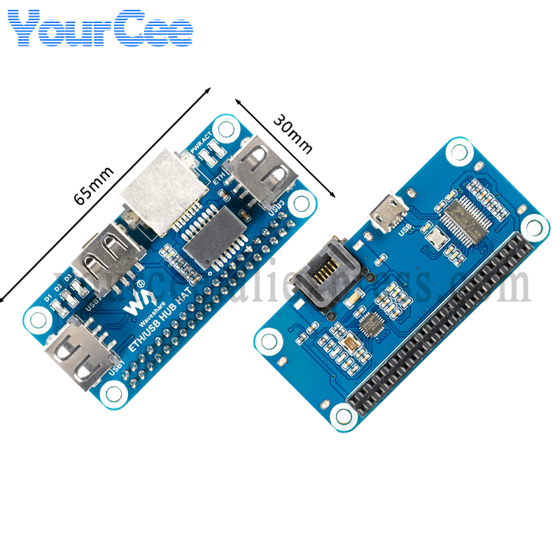 USB HUB HAT to Ethernet RJ45 N - Pi Zero W Board recensie en prijs