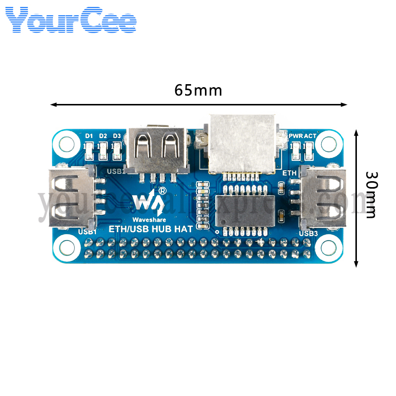 USB HUB HAT to Ethernet RJ45 N - Pi Zero W Board recensie en prijs