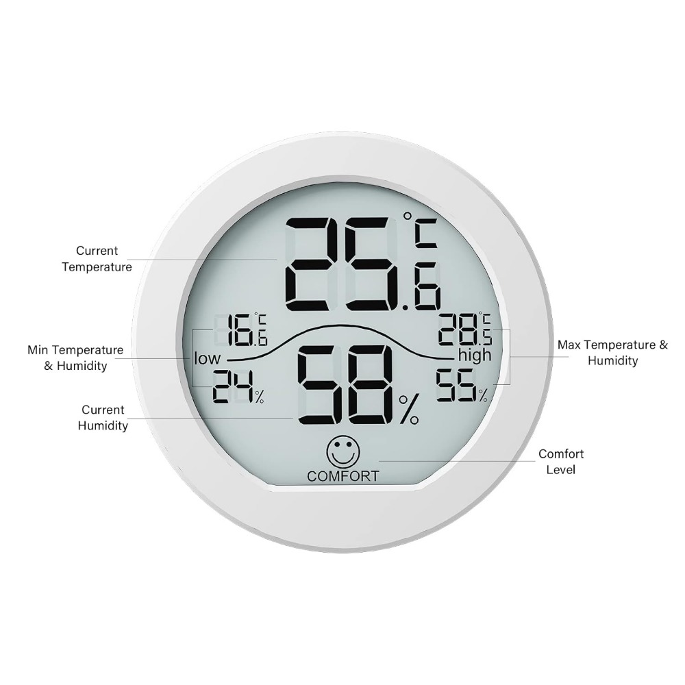 Digital Hygrometer Thermometer - Temperature Humidity Sensor recensie en prijs