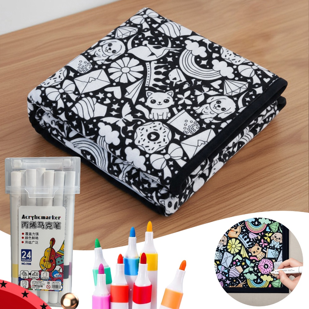 24 Color Pens DIY Coloring Bla - Diy Automation recensie en prijs