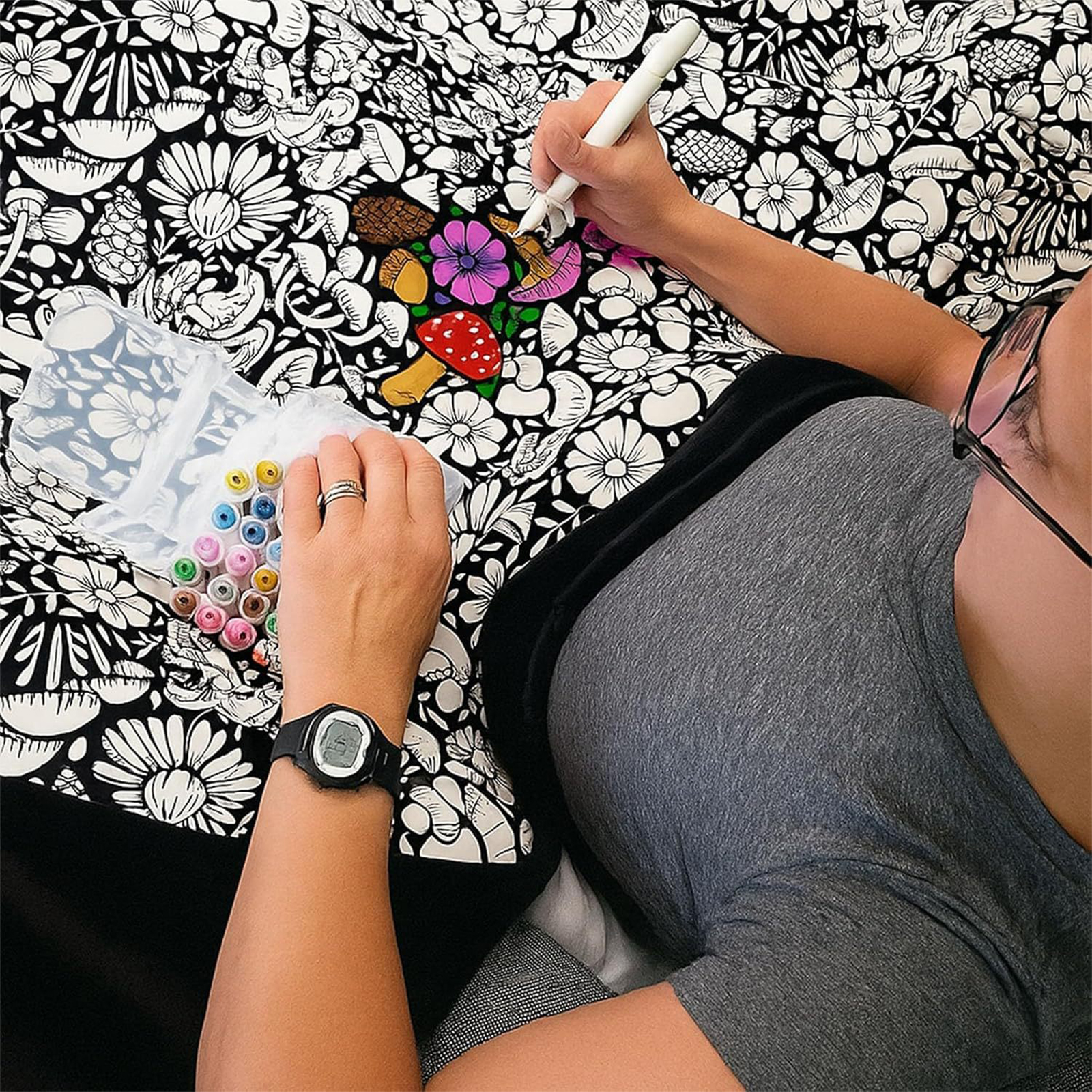 24 Color Pens DIY Coloring Bla - Diy Automation recensie en prijs